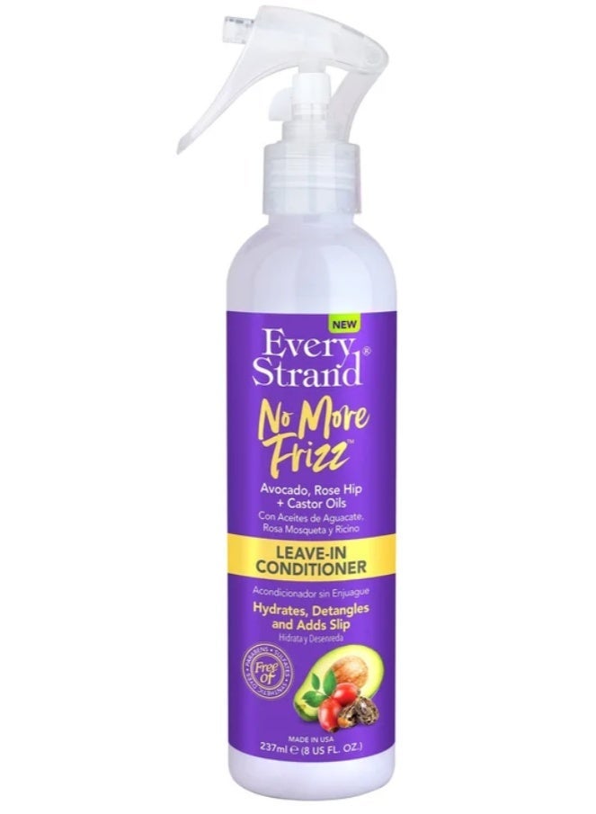 إيفري ستراند بلسم يُترك على الشعر بخلاصة الأفوكادو وزيت ثمر الورد وزيت الخروع، 237 مل، يمنع تجعد الشعر - Image 1